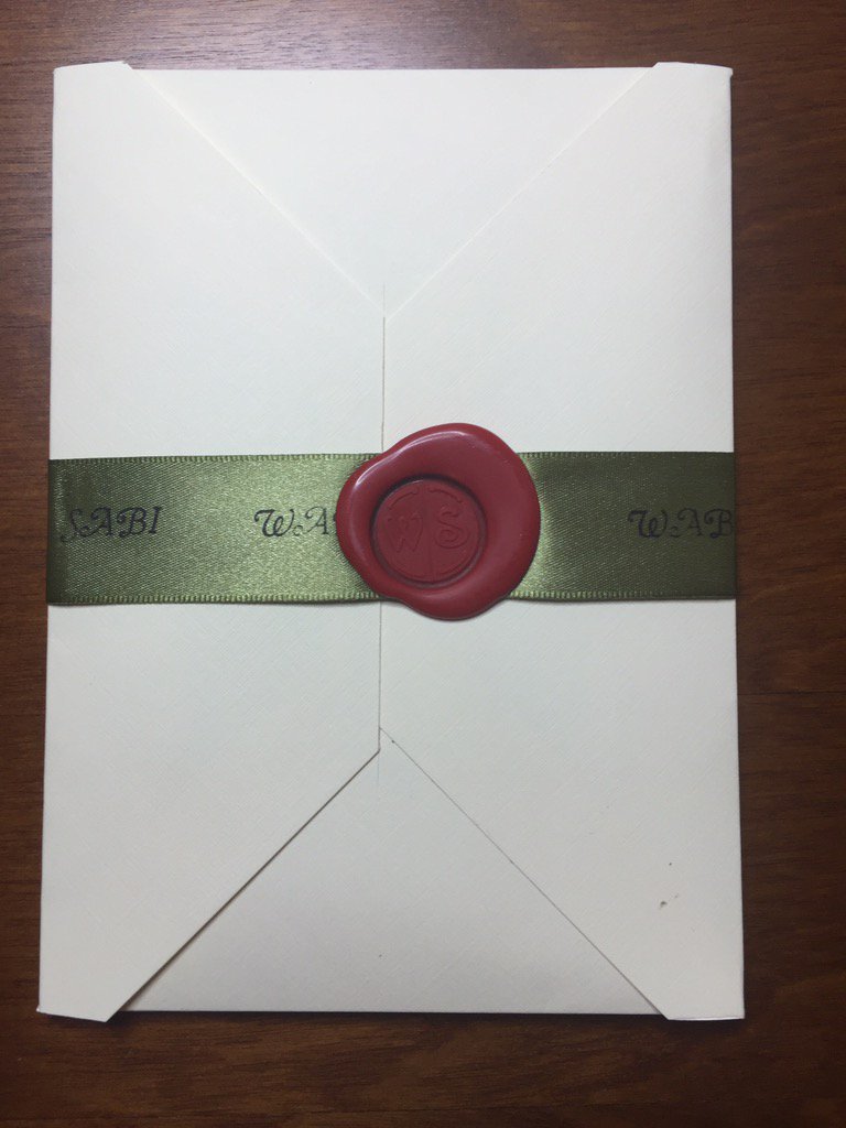 RealJim's tweet photo. Another packet of Wabi Sabi onion skin cards & envelopes ready for delivery. #writeyourmother #printrules https://t.co/ednJaHZTNR