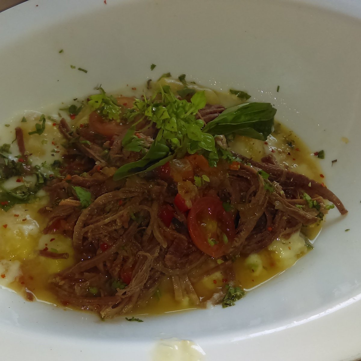 pruebeydisfrute's tweet photo. Gnoquis y plateada con salsa de queso de cabra en @TerramaterWines y su restaurante #zifandel https://t.co/TckikA0Z5C