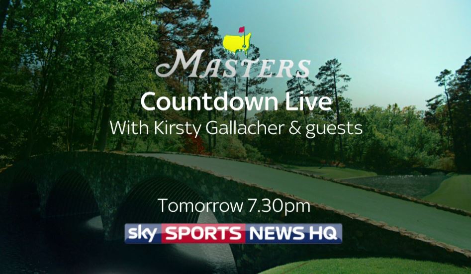SkySportsNews's tweet photo. Don't miss our countdown to the Masters starting tomorrow on #SSNHQ https://t.co/sQVe6ioVSw