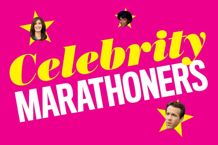 runnersworld's tweet photo. Are you faster than these celebrity marathoners? https://t.co/6mNwhZMNwU https://t.co/WB2VuhXFhk