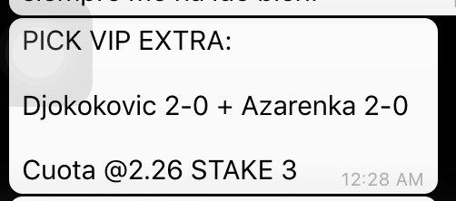 RadokVIP_'s tweet image. Acá están los Picks enviados el sábado