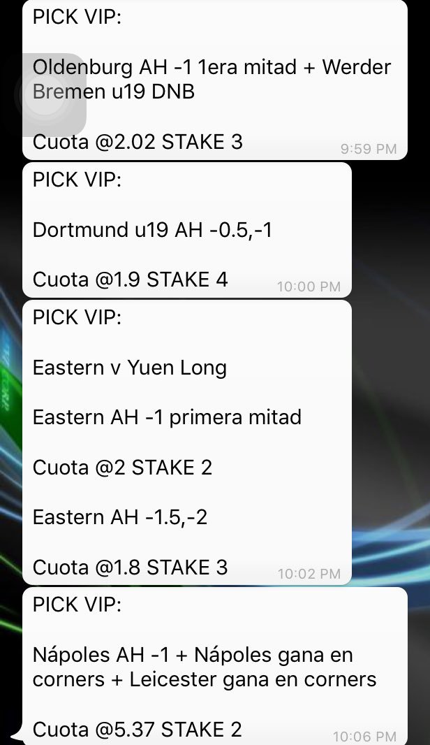 RadokVIP_'s tweet image. Los Picks del domingo.