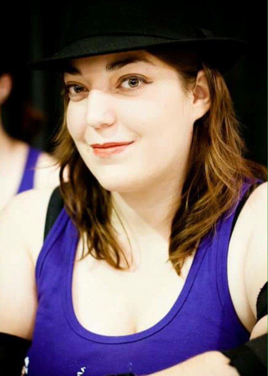 therottenangels's tweet photo. WillKillSome #55 from the Saskatoon Rebelles rolled along with the Rotten Angels last night! #rollerderby #sask https://t.co/HNQEfE0aeG