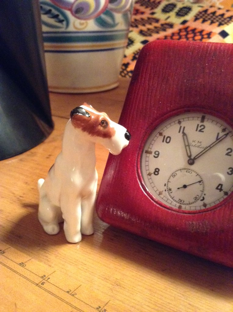hill13_graham's tweet photo. Cudn't resist this #miniature royal doulton #Dog 2day from Skiptonia 😁 #followvintage 😁😉 https://t.co/7v6qDMF3Zx