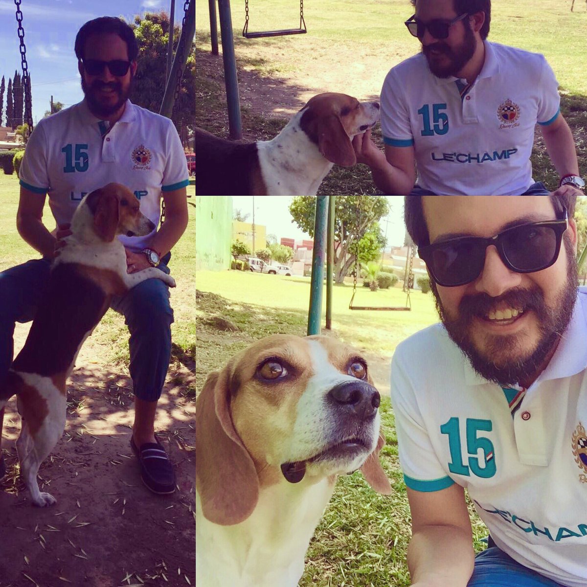 albertodelarco's tweet photo. De parque con la Moka 🐶 disfrutando el calor, estilo de mis amigos de @FZMex polo #lechamps  #timonel #yosoyfz y tú? https://t.co/73BRmjrNdC