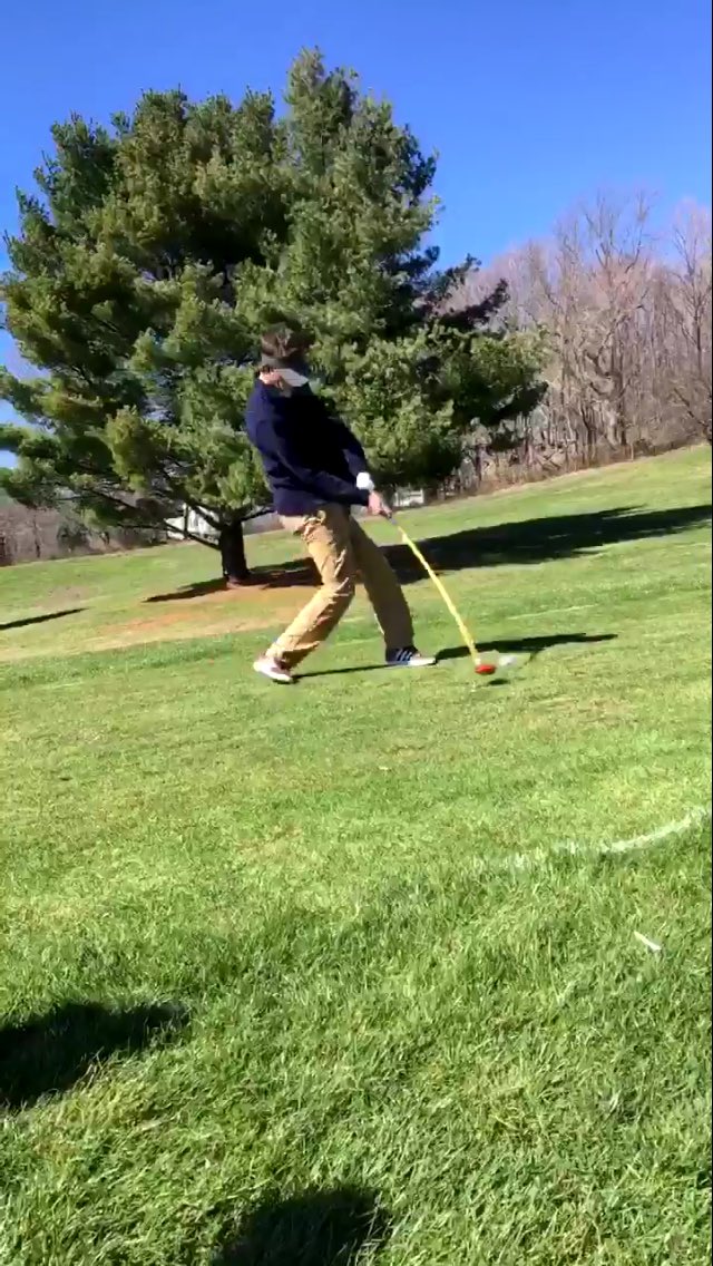 SJGolf2016's tweet photo. Senior Kirk Beddoe hitting one of his well known "Beddoe bullets"these have been seen traveling up to 400yds https://t.co/mFSQsPov1o