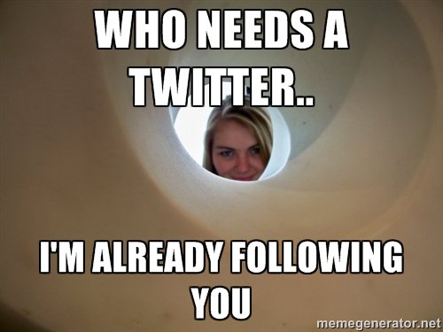 ElissaHarrison_'s tweet photo. Social media or the real world? #CreepinHard #MCO435 https://t.co/P8cW7iaohx