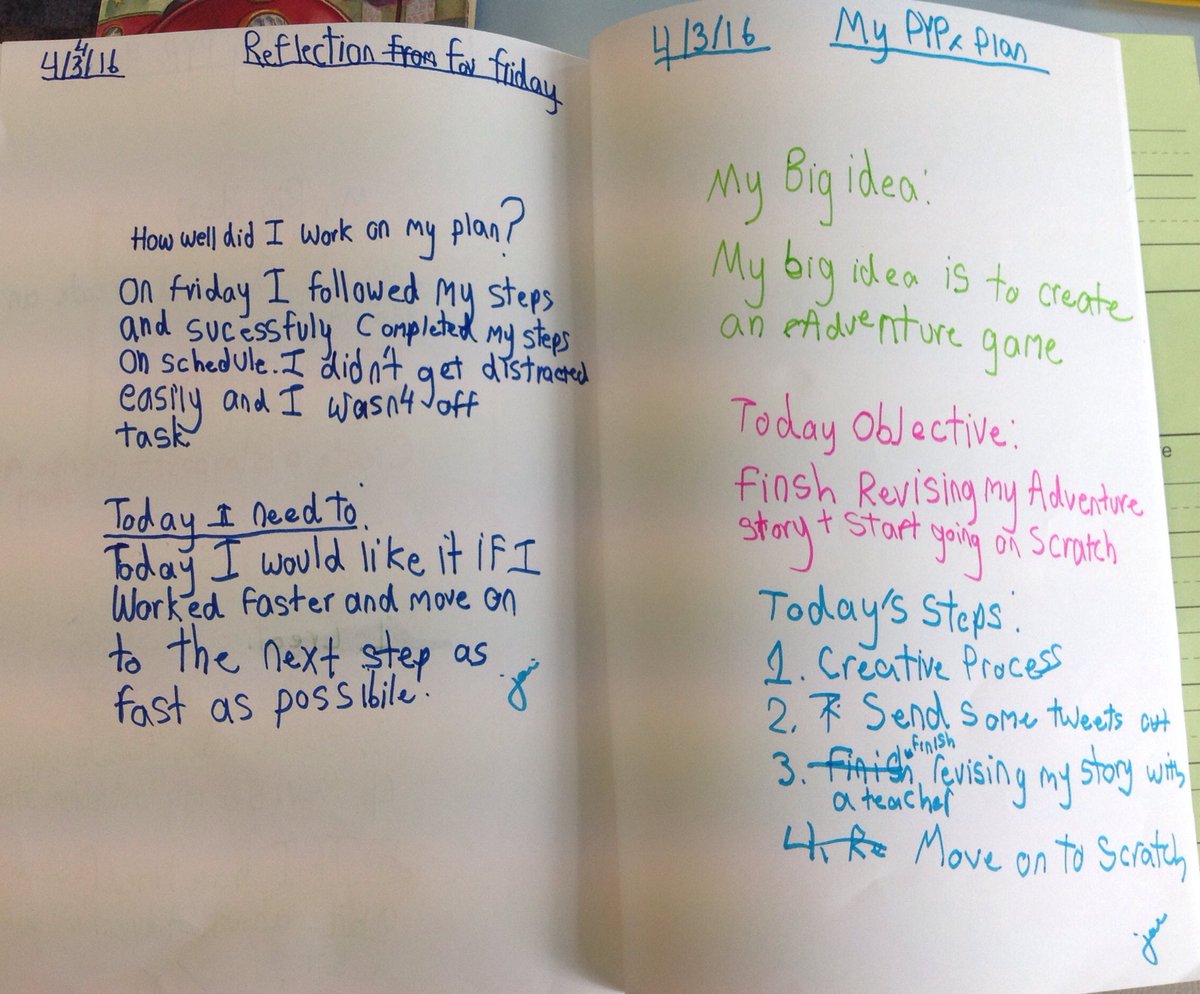 Y6NIST's tweet photo. I finished writing my reflection/writing my #NISTPYPx plan for today. @Y6NIST @NISTSchool #AAB6GD #6gdnisties https://t.co/MXjpCdZgwP
