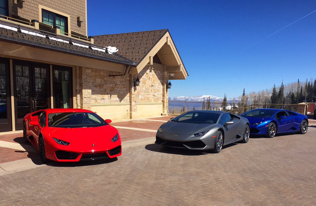 Three's a charm, especially when it comes to the <a href="/Lamborghini/">Lamborghini</a> Huracán, as seen at the CEO Summit at the <a href="/MontageDV/">Montage Deer Valley</a>.