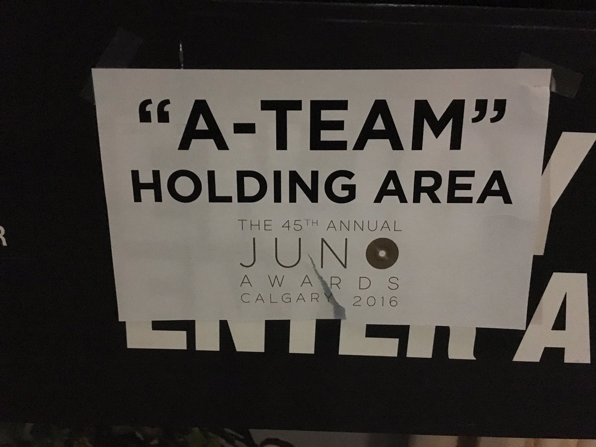 I've always wanted to be a member of the A-Team! <a href="/TheJUNOAwards/">The JUNO Awards</a> #JUNOS #Ateam #@MrT