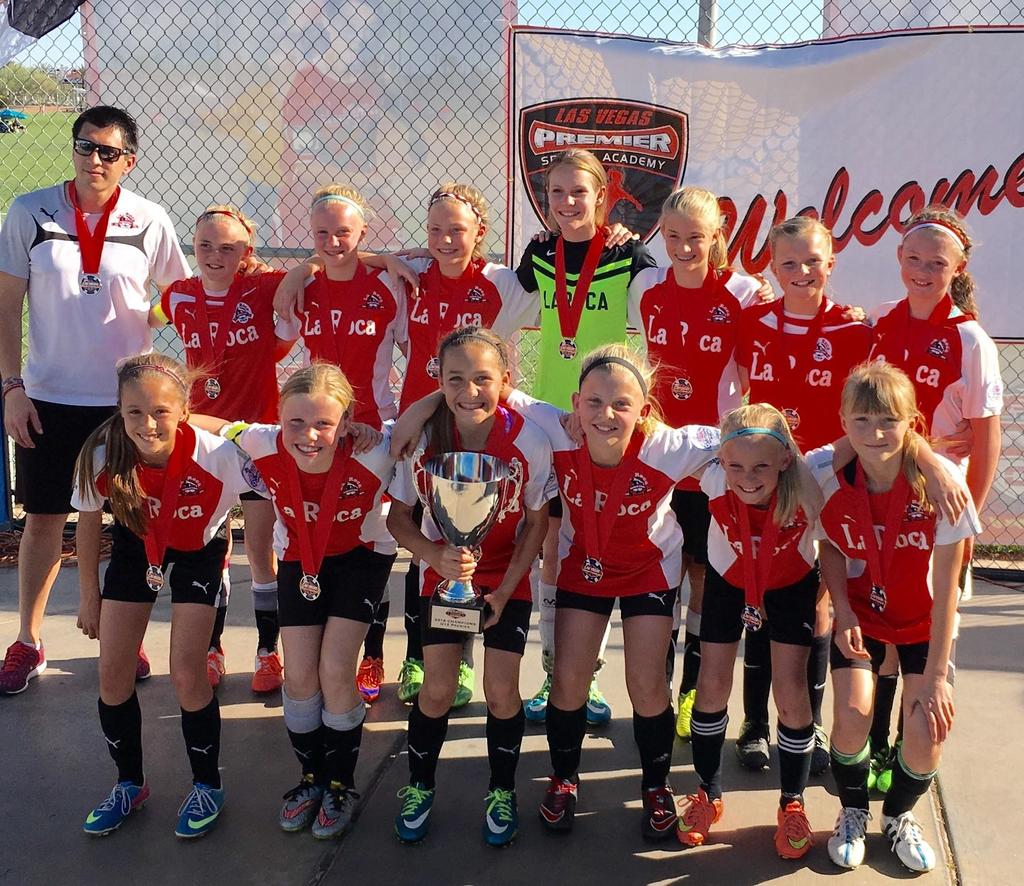 Congrats to La Roca u12 RH, Las Vegas Premier Champs. Great job girls!