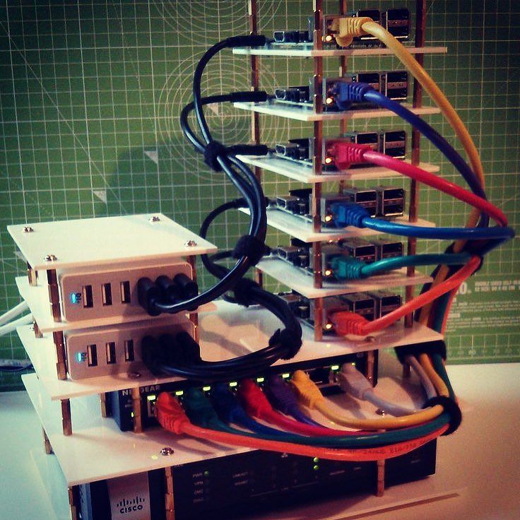 4hackrr's tweet image. This is a master piece 🤓😍. #raspberrypi cluster. #raspberrypi3 #raspberrypicluster #4hack… ift.tt/1V3dVn2