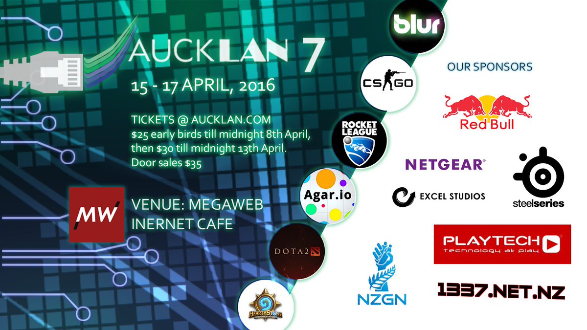 AuckLANNZ's tweet photo. AuckLAN 7 is locked in and tickets are on sale now at https://t.co/F9D5B4pBCV https://t.co/LXLmYBzYB6