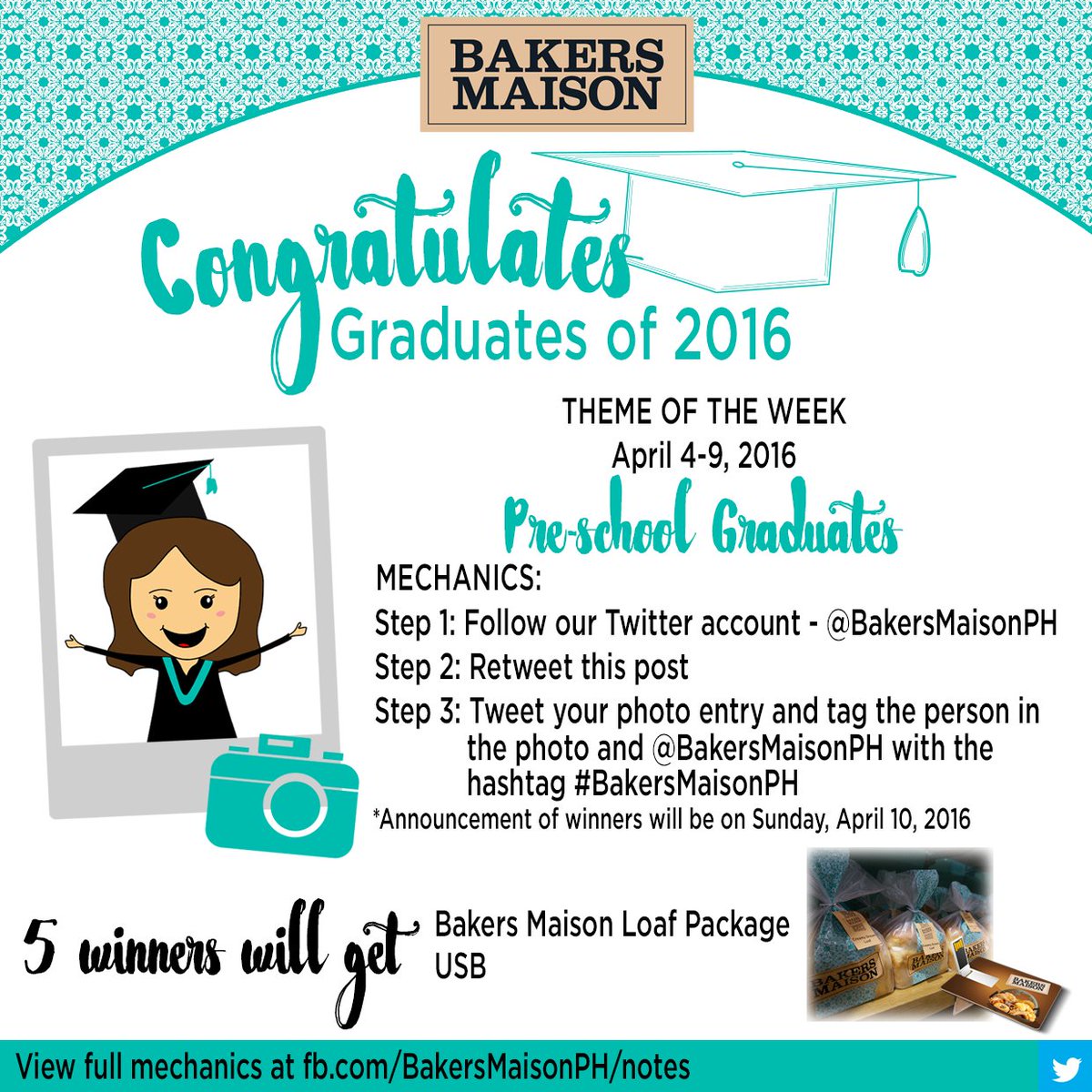 Good morning! As promised, we have exciting promos for you! First up, Graduation Photo Contest week 1. Join now! :)