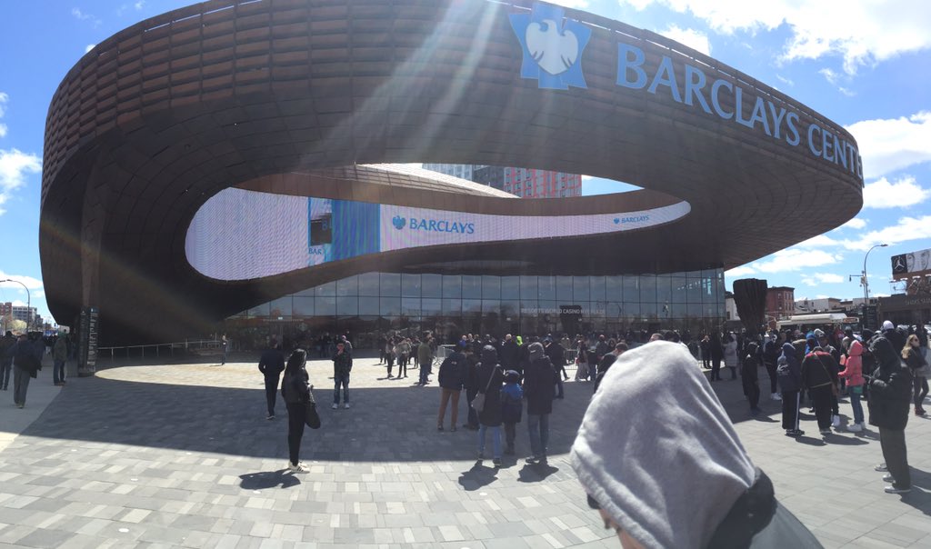 ItzMattP's tweet photo. Barclays center Nets v. Pelicans #nets304 https://t.co/TIDzBJ2amM