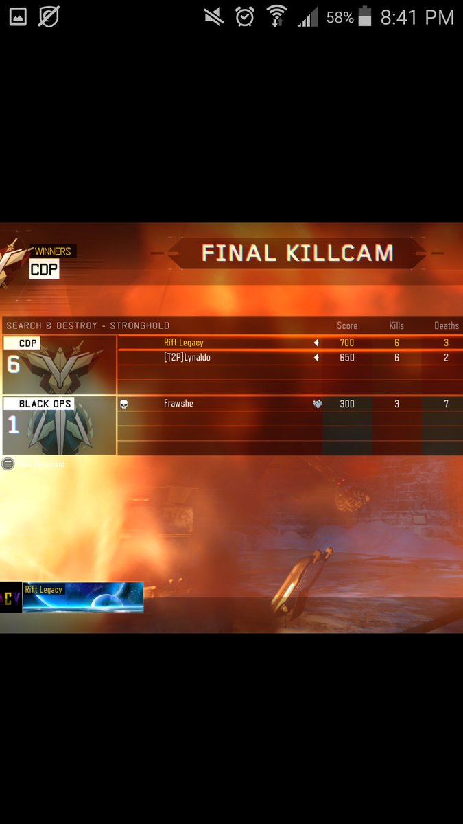 Riftlegacy's tweet photo. Umg proof they played through it and we wo https://t.co/vyStmLuv2w