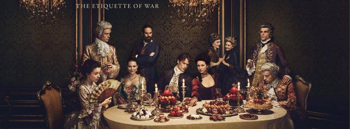 VoteOutlander's tweet photo. Six days and counting ... Season 2 is coming "The Etiquette of War" #OutlanderBinge https://t.co/Fc6y1R3A4Z