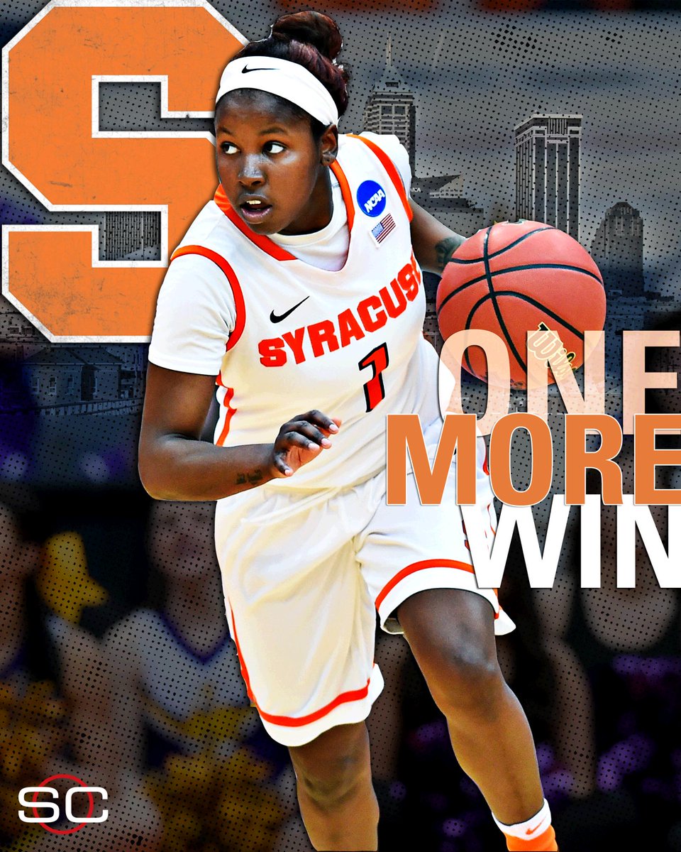 SportsCenter's tweet image. Orange move on! Syracuse takes down Washington, 80-59, advancing to its 1st ever trip to the National Championship.