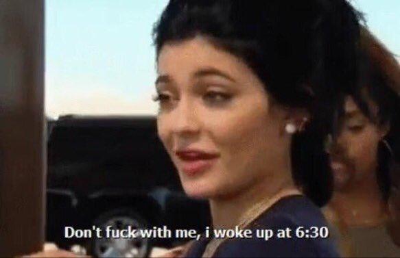 me in class every morning