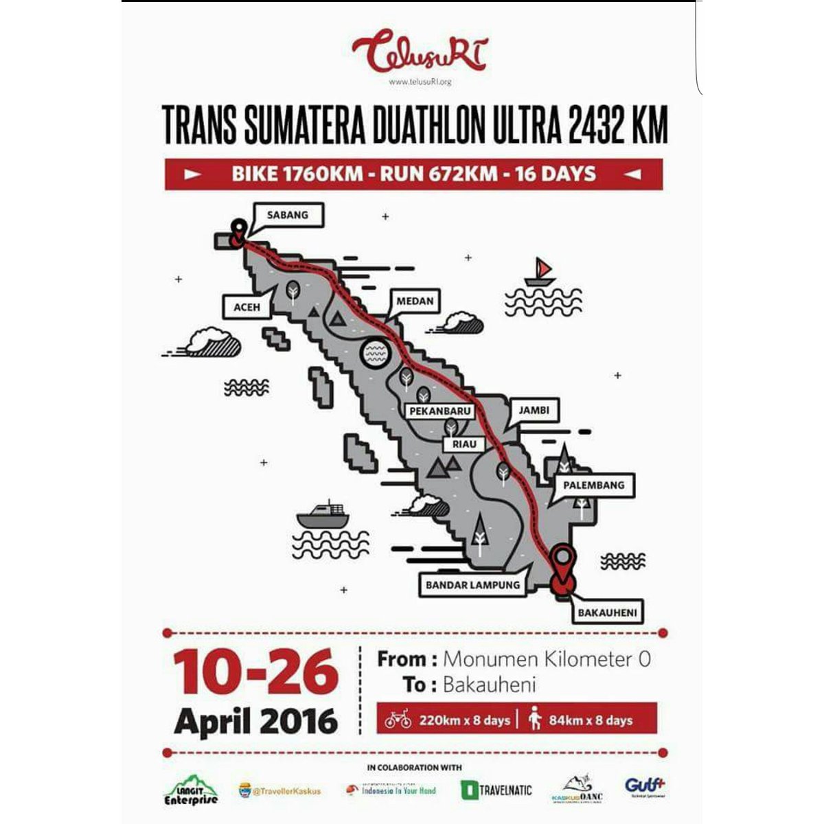 It's time to continued my Journey and my Adventure race, after so long not to do again. Bismillah...
