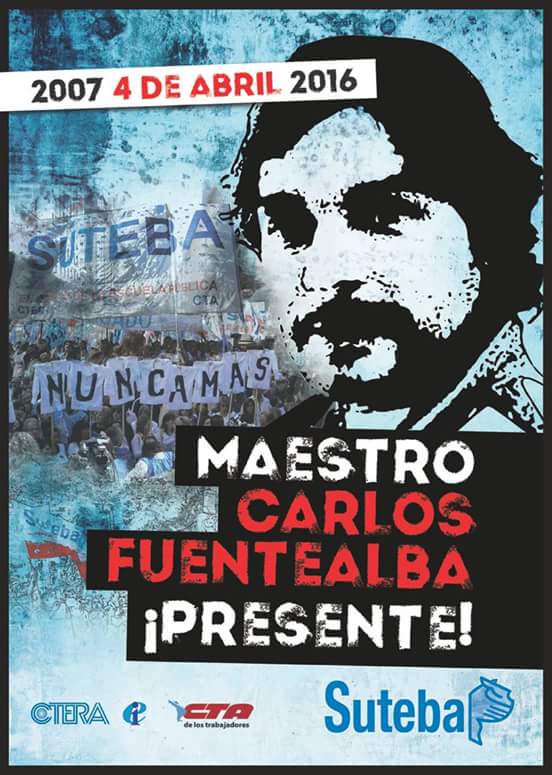 #ParoNacionalDocente
#TodosSomosFuentealba