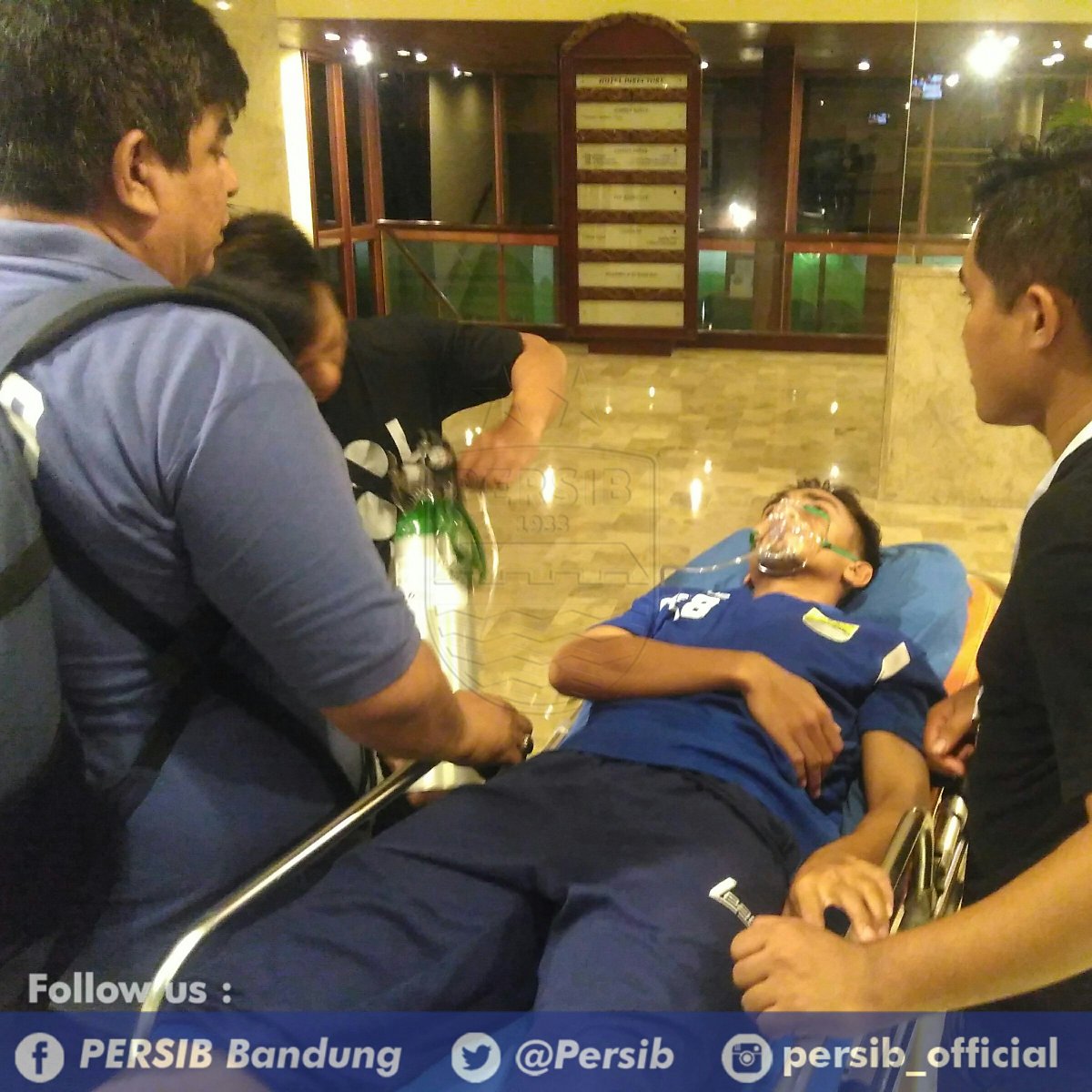 Sempat mendapat perawatan, krna hilang kesadaran, kondisi Taufiq membaik #gwstaufiq #persibsalawasna #PERSIB