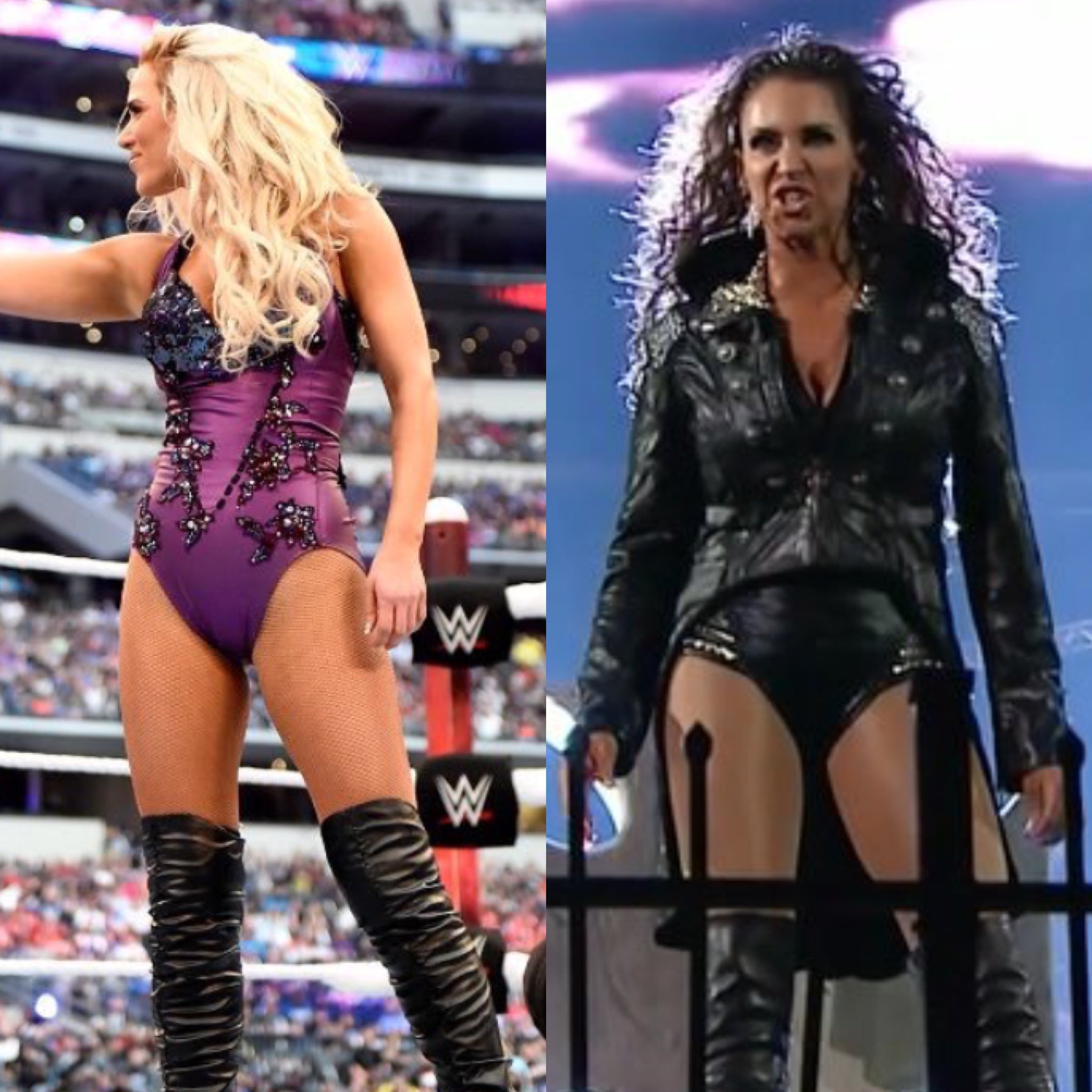 Who had the hottest outfit?RT for Lana Like for Stephanie McMahon. 