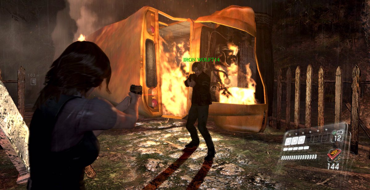 MrCaymanian's tweet photo. Playing Residents Evil 6 with my bro @iamironwolf Xbox is FIRE!!! #thebestbox https://t.co/fQ5niMiMLk