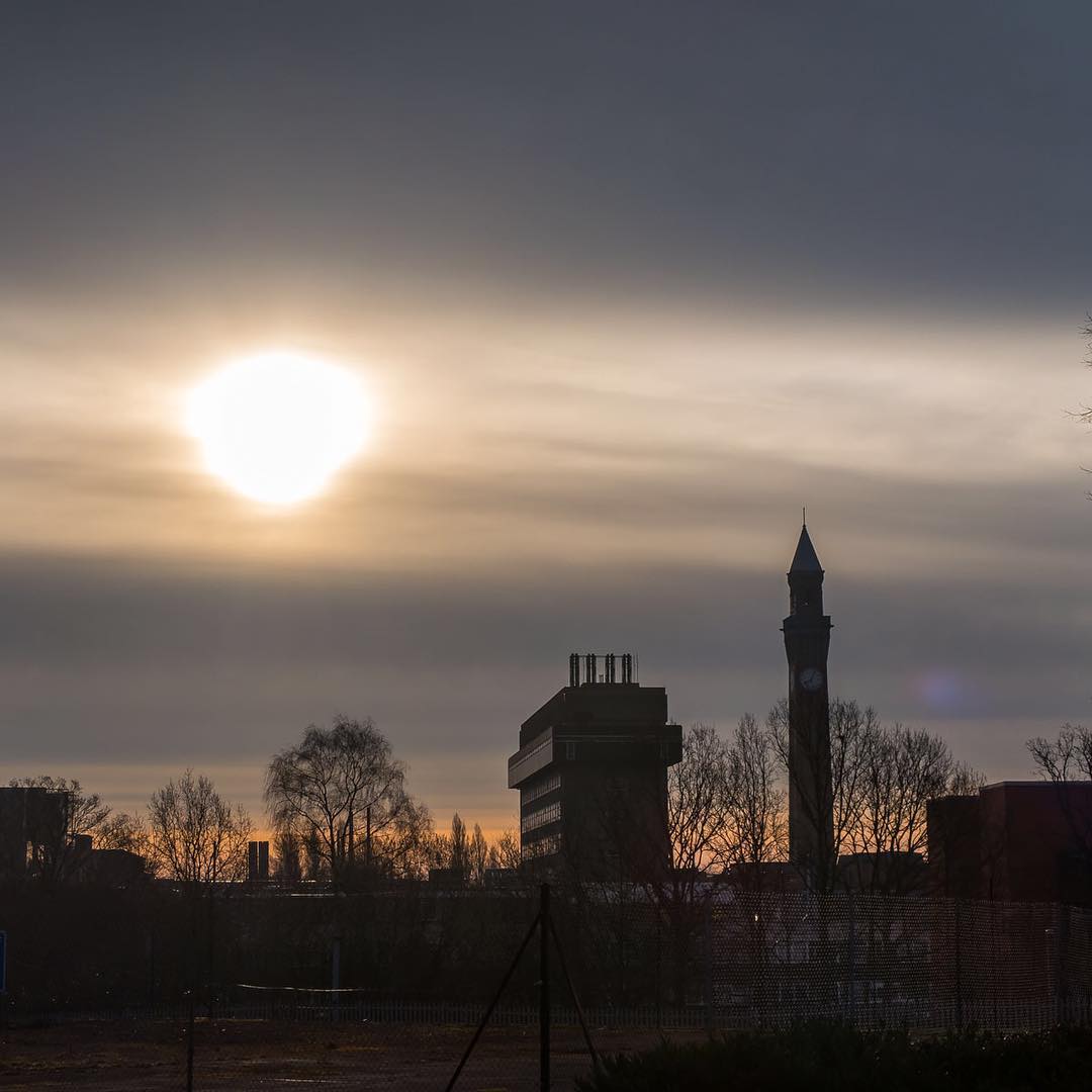 We love this photo over campus this morning. Thanks to Prof. Walmsley for sharing. instagram.com/p/BDxOBsAw_II/