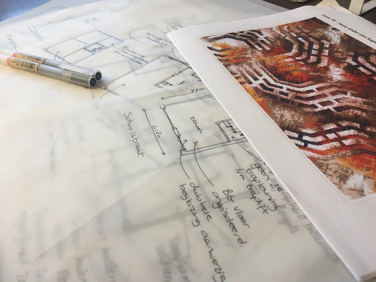Schetsen voor Studie "Langer thuis in eigen huis" #seniorenwoningen #seniorproof #tekort #zelfstandigthuiswonen