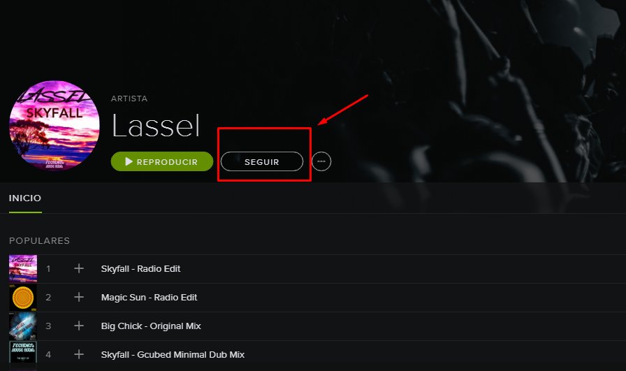 ¿Usas Spotify? Busca "Lassel" y podrás seguir todas mis novedades
