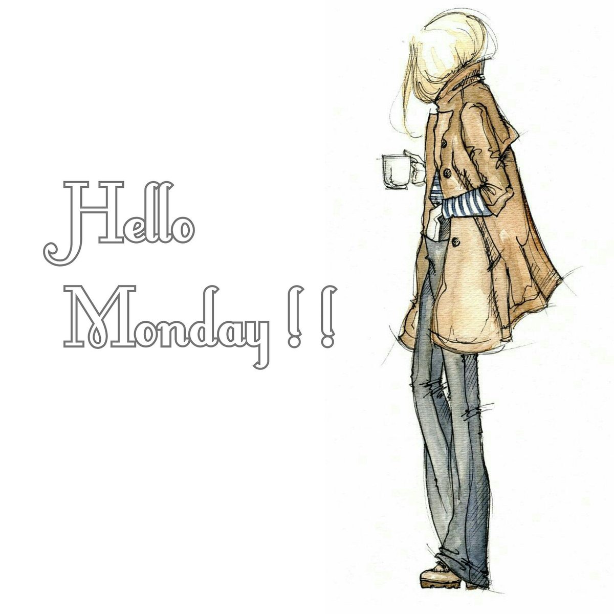 JeAdoreLaMode's tweet photo. #BuenosDias #Lunes4 #abril
#HelloMonday #monday4 #april 
#illustration https://t.co/PtVVJyhriK