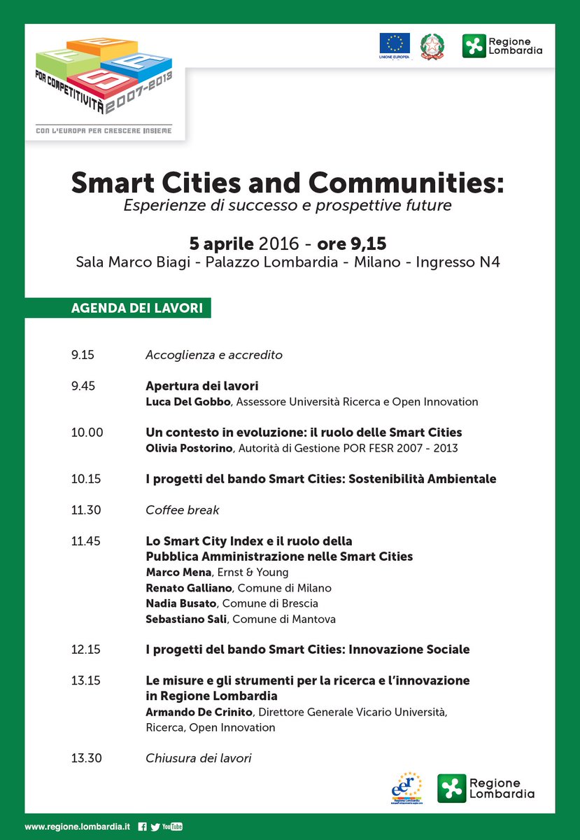 italdataspa's tweet photo. Domani saremo a Milano con i progetti #SCUOLA e #Optilog all'evento"Smart Cities and Communities". #smartcities #IoT https://t.co/8U7Y0SInIm