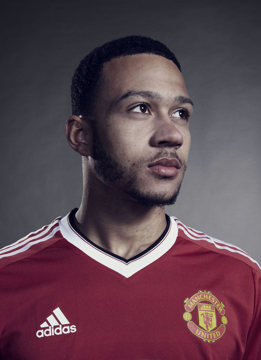 Portrait from a series of Man Utd players. Here’s Memphis… #adidas #sportsportrait #memphisdepay #manutd
