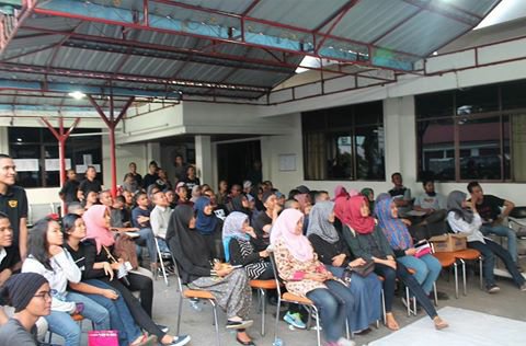 Lagi liat pensi nih:) #pensi #pknstan_pekanbaru