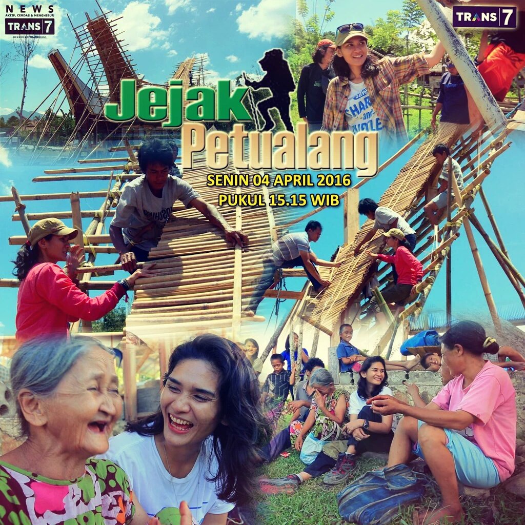 Jalan2Seru_BRU's tweet photo. Saksikan perjalanan @medinakamil di tanah Celebes, Toraja, siang ini di @JejakPetualang7 pkul 15.15wib di @TRANS7 https://t.co/Aqa3m2O4Ux