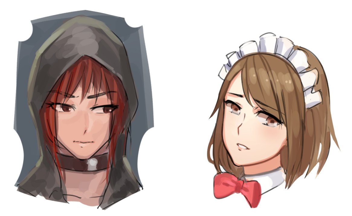 Felt like doodling before working! I always do muddy values when I try dark palettes haha Off to lunch then nano! 