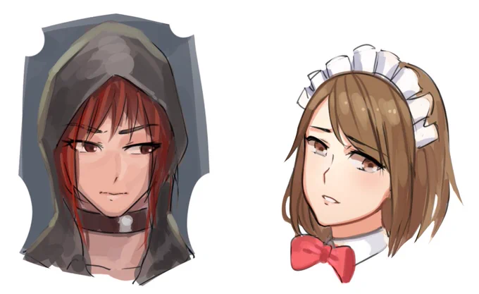 Felt like doodling before working! I always do muddy values when I try dark palettes haha Off to lunch then nano! 