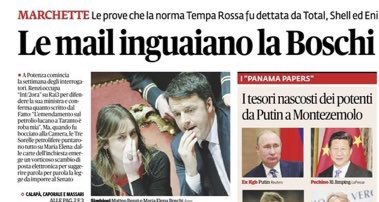 ZampieriChiara's tweet photo. Ecco la buonafede di #Boschi : l'emendamento non l'ha scritto, le hanno inviato una mail i petrolieri! #temparossa https://t.co/KVXMq0RMDt