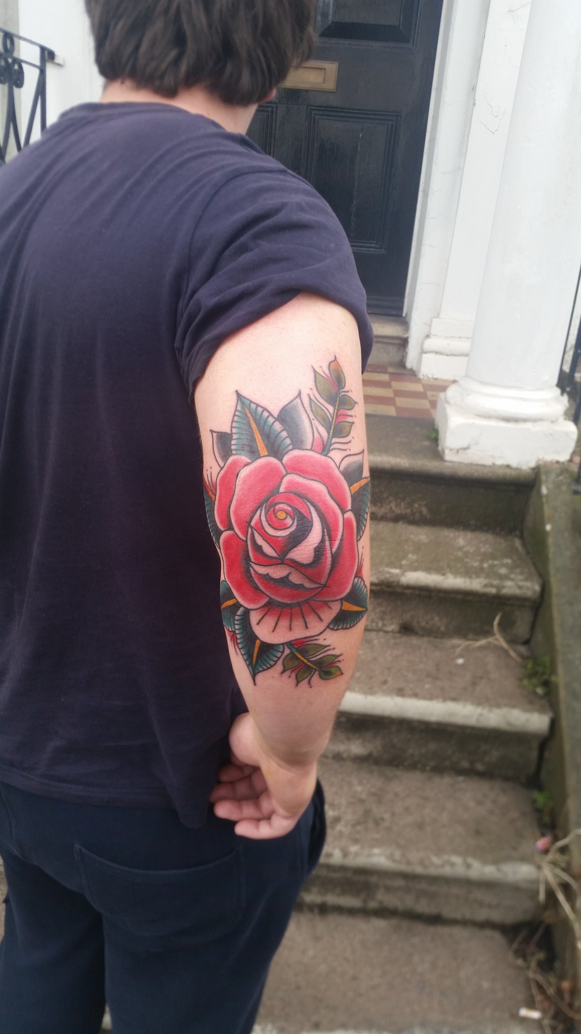 Latest Elbow rose Tattoos  Find Elbow rose Tattoos