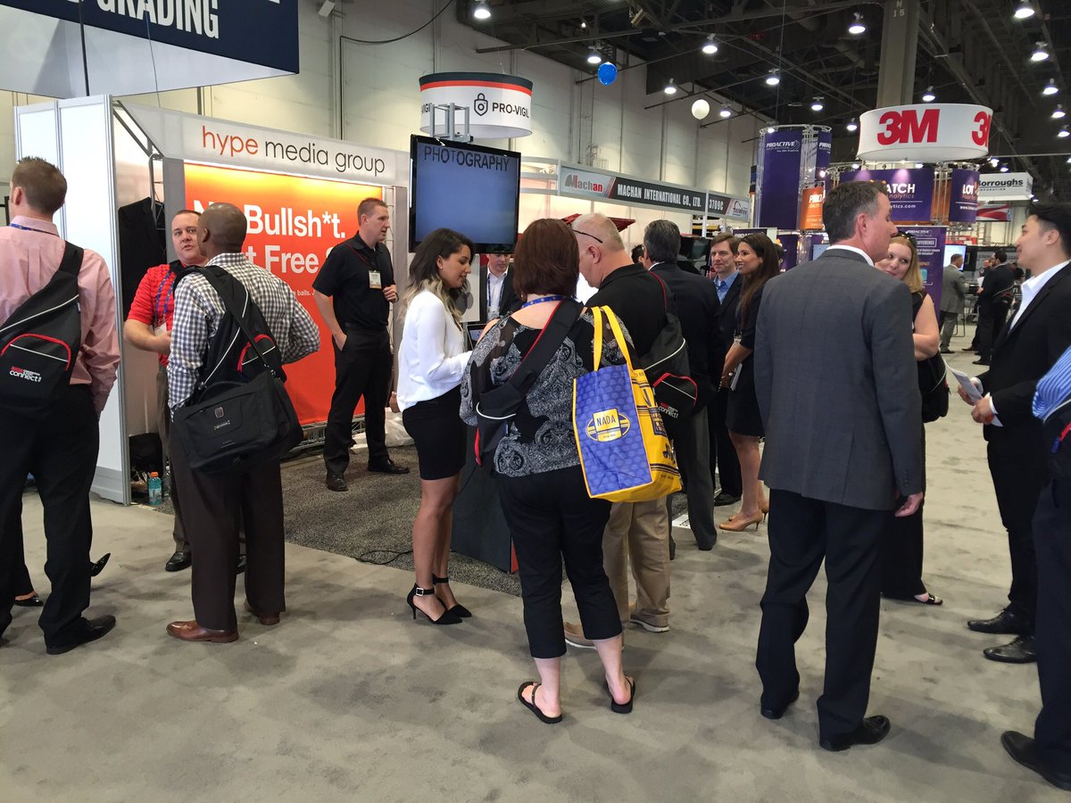 HypeMediaLB's tweet photo. You don't need the biggest booth to make an impact. Thanks to @NADAConvention for a great event! #NADA2016 https://t.co/AFvKwhtGQ6