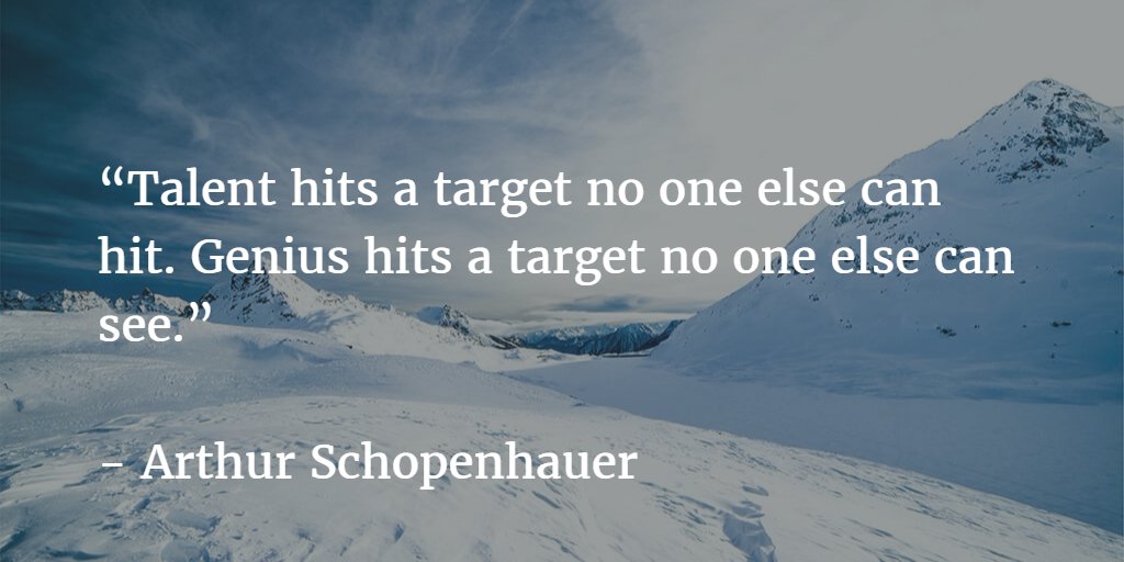 paultayler's tweet photo. Take chances in your work, you never hit a target you don't aim for so why not give it a shot https://t.co/y30ORi0bqg