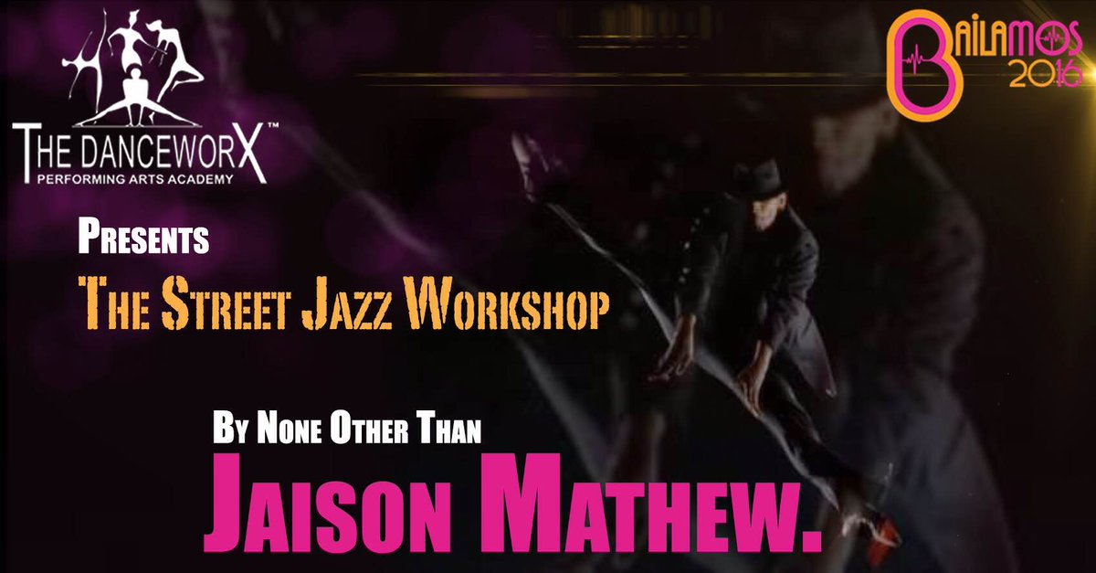 bailamosfest's tweet photo. Turn up the heat with #JaisonMathew in The Street #Jazz #Workshop by #TheDanceworx Academy. https://t.co/w95Yti4O95 https://t.co/GGE5PTuz0I