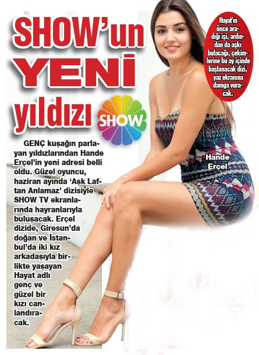 Show TV on X: "Hande Erçel #AşkLaftanAnlamaz dizisiyle haziranda Show  TV'de! @AskLaftanAnlamz https://t.co/s0OdKTwabg https://t.co/w0KmiNqeBh" / X