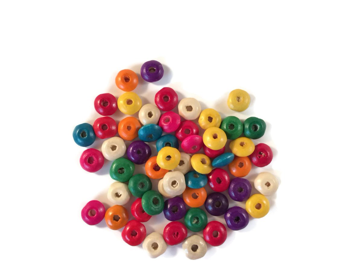 HempbyDesign's tweet photo. Wood Spacer Beads, 8mm x 4mm Wood Beads, Various Colors https://t.co/LScfrw6qCw #etsymntt #FlatBeads https://t.co/gram4UNcmI