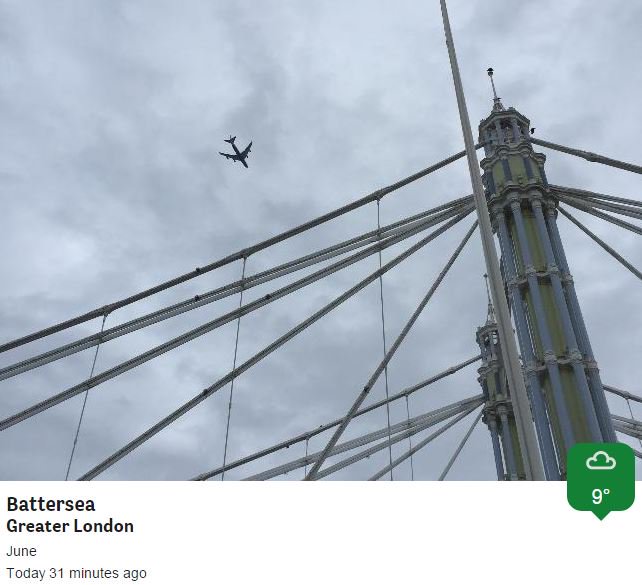 BBCLdnWeather's tweet photo. Cloudy skies across London this morning. #weatherwatcher https://t.co/iIxwI5PhdF