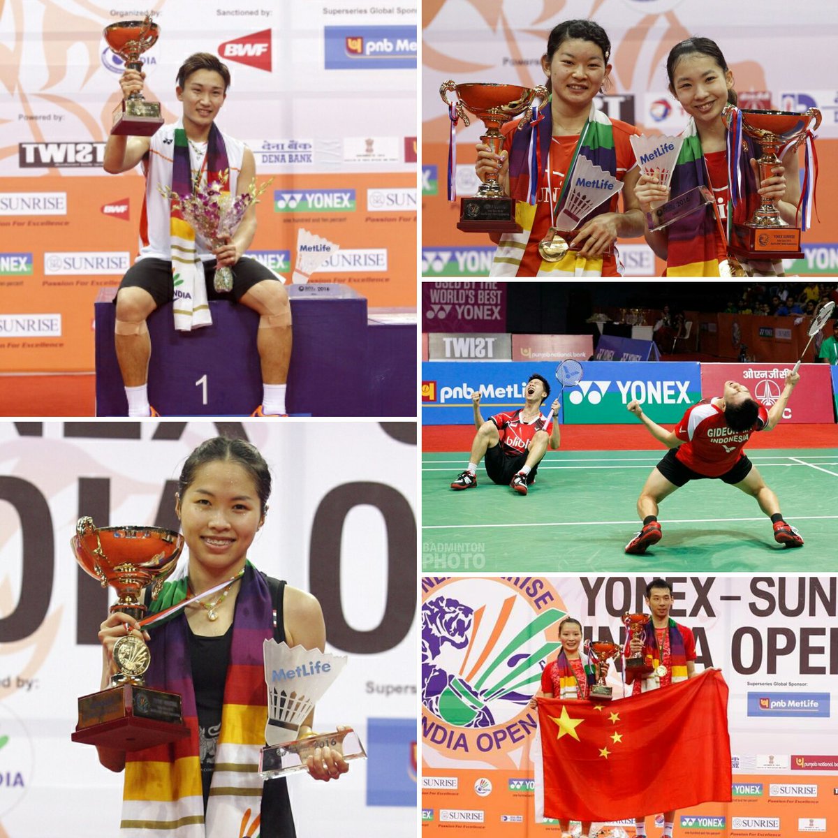 BWFDubaiFinals's tweet photo. Congrats to all the #IndiaOpen2016 winners.  Next stop on the @bwfmedia Road to Dubai - Malaysia! #BadmintonDubai https://t.co/EmiQrbM5EI