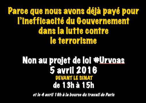stoplecaf's tweet photo. Ce soir à la bourse du travail de Paris, demain au Sénat pour dire non au #pjlterro. 
Eh non, c'est pas fini. https://t.co/47cmgK66MX