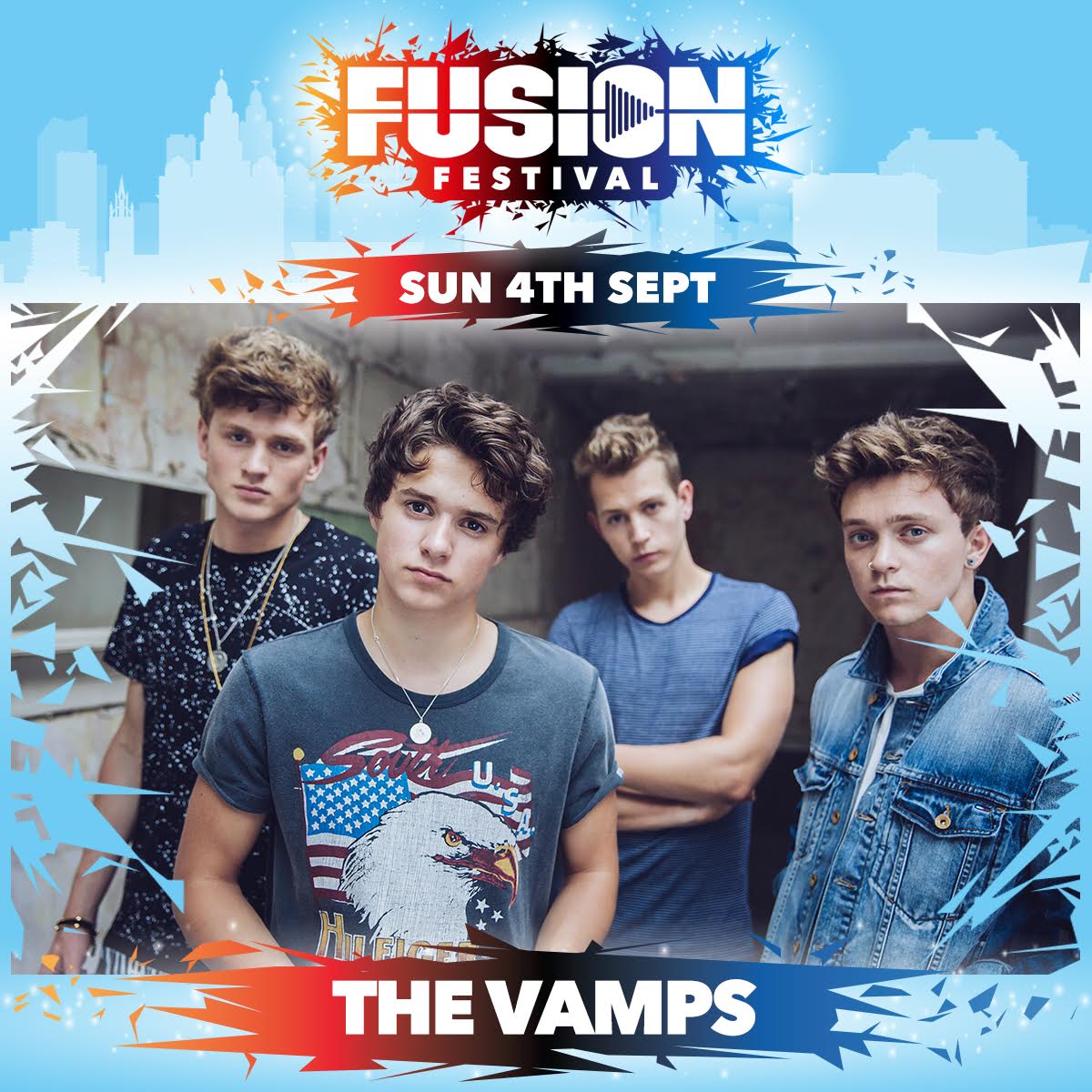fusionfest's tweet photo. The @TheVampsband YES!!! #Fusion2016 https://t.co/rpD19hxzhF