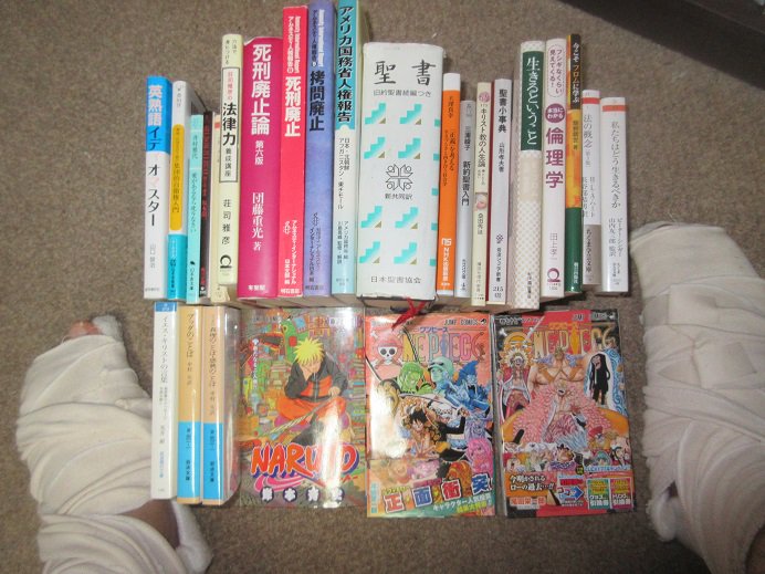 足の手術をすると思って用意した本２